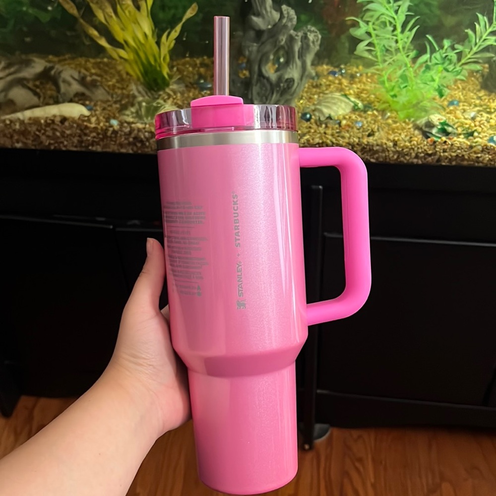 STANLEY+Starbucks pink tumbler.